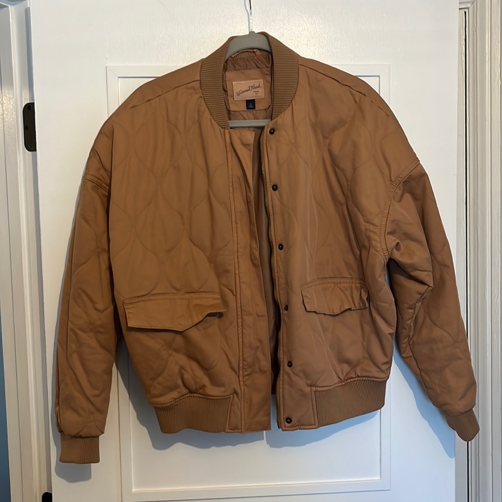 Quilted Bomber Jacket